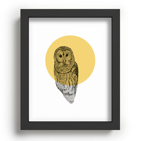 Morgan Kendall Gold Owl Recessed Framing Rectangle