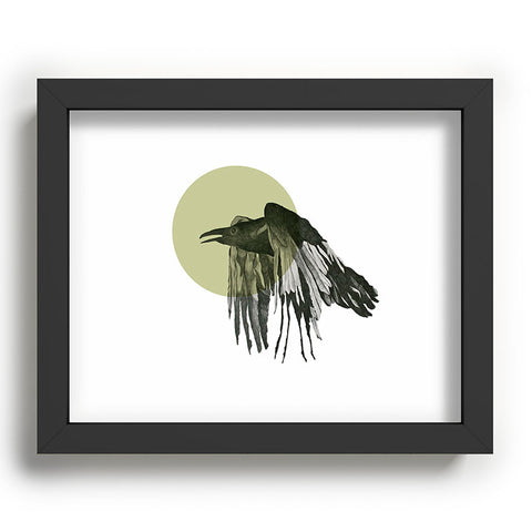 Morgan Kendall gold raven Recessed Framing Rectangle