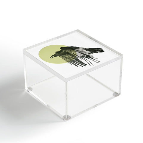 Morgan Kendall gold raven Acrylic Box