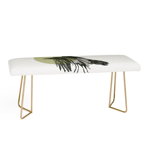 Morgan Kendall gold raven Bench