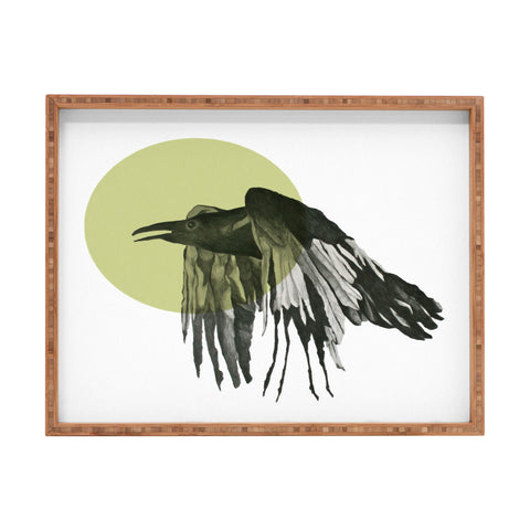 Morgan Kendall gold raven Rectangular Tray