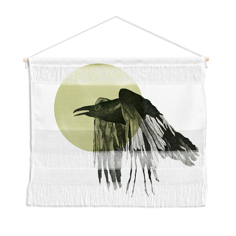 Morgan Kendall gold raven Wall Hanging Landscape