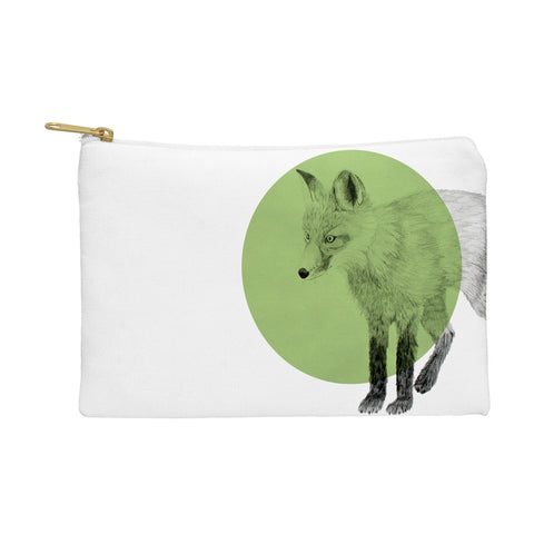 Morgan Kendall green fox Pouch