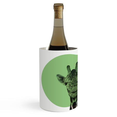 Morgan Kendall green giraffe Wine Chiller