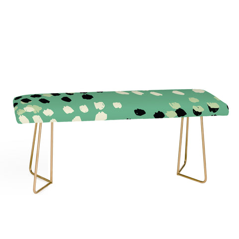 Morgan Kendall green scribbles Bench