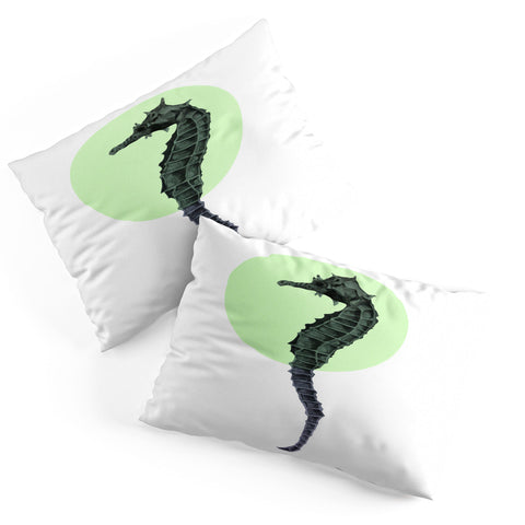Morgan Kendall green seahorse Pillow Shams