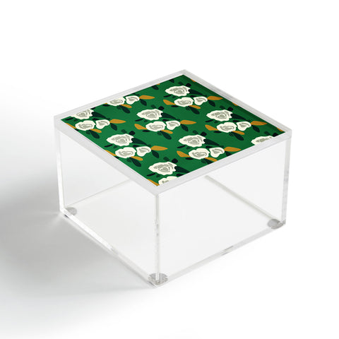 Morgan Kendall green spring Acrylic Box