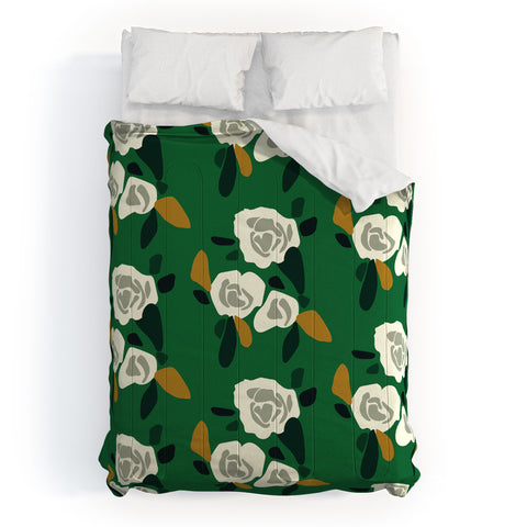 Morgan Kendall green spring Comforter