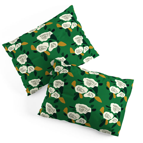 Morgan Kendall green spring Pillow Shams