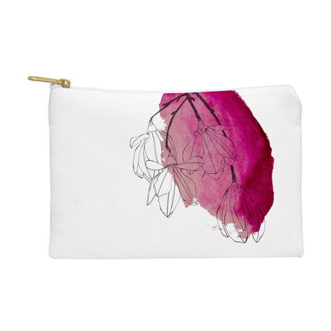 Morgan Kendall japanese magnolia blossoms Pouch