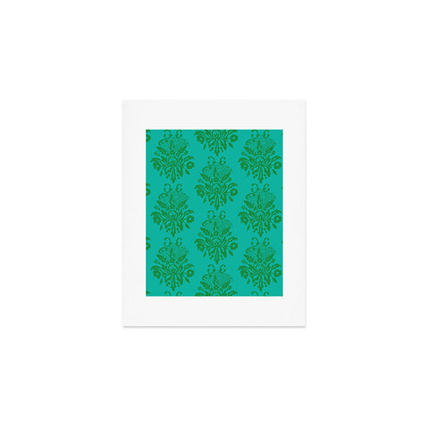 Morgan Kendall kelly green lace Art Print