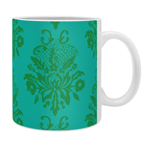 Morgan Kendall kelly green lace Coffee Mug