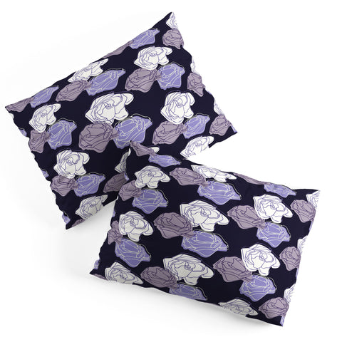 Morgan Kendall lavender roses Pillow Shams