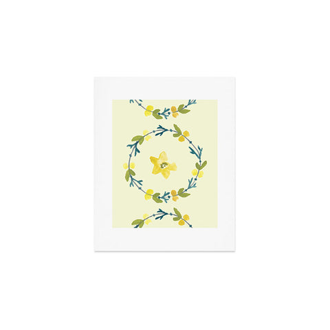 Morgan Kendall lemon lime Art Print