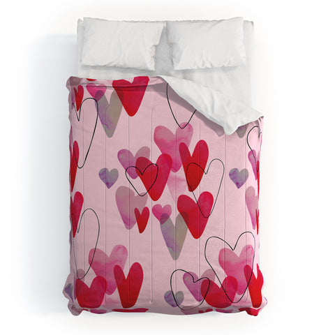 Morgan Kendall listen to my heartbeat Comforter