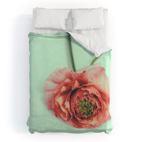 Morgan Kendall melon Duvet Cover