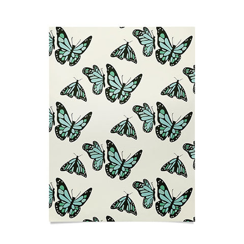 Morgan Kendall monarch butterflies Poster
