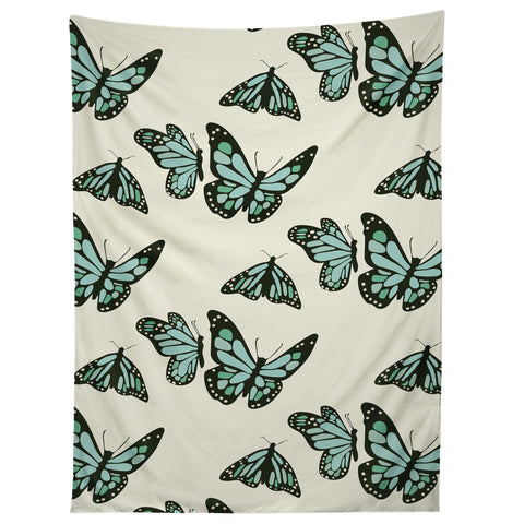 Morgan Kendall monarch butterflies Tapestry