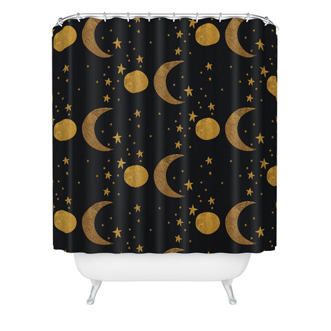 Morgan Kendall my moon and stars Shower Curtain