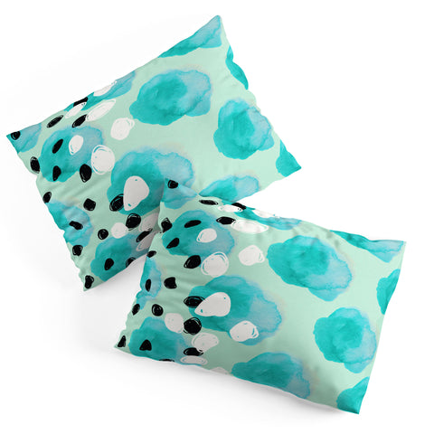 Morgan Kendall ocean scribbles Pillow Shams
