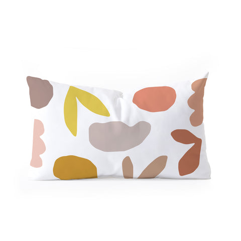 Morgan Kendall Organic Shapes Oblong Throw Pillow