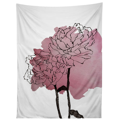 Morgan Kendall peonies Tapestry