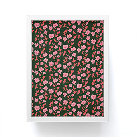 Morgan Kendall pink milk Framed Mini Art Print