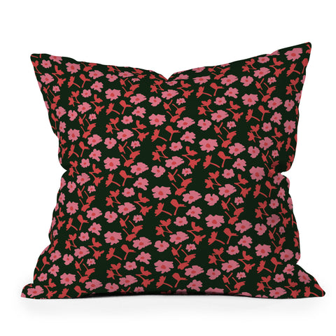 Morgan Kendall pink milk Throw Pillow
