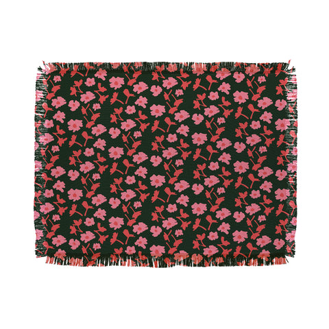Morgan Kendall pink milk Throw Blanket