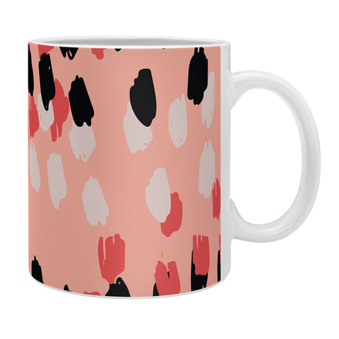 Morgan Kendall pink scribbles Coffee Mug