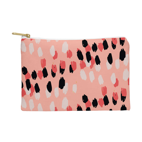 Morgan Kendall pink scribbles Pouch