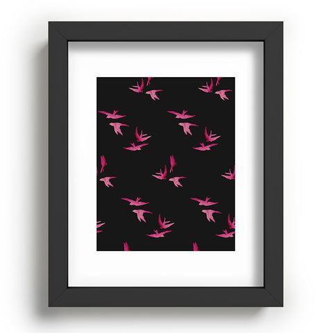 Morgan Kendall pink sparrows Recessed Framing Rectangle