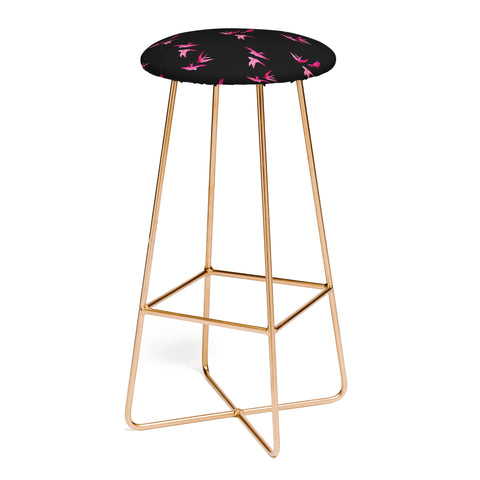 Morgan Kendall pink sparrows Bar Stool