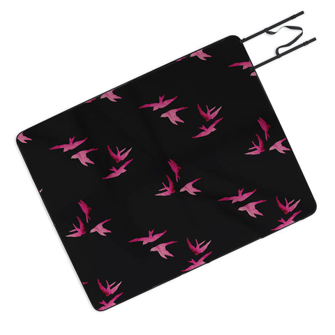 Morgan Kendall pink sparrows Picnic Blanket