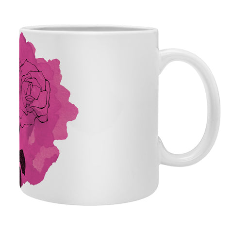 Morgan Kendall pink spray roses Coffee Mug
