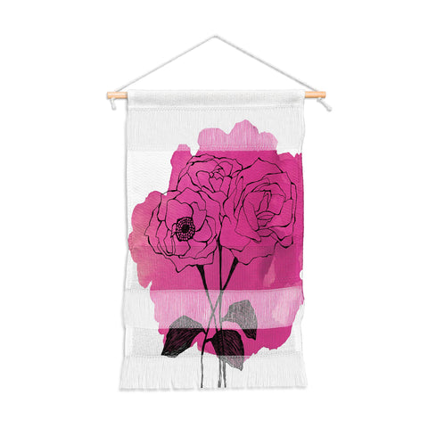 Morgan Kendall pink spray roses Wall Hanging Portrait