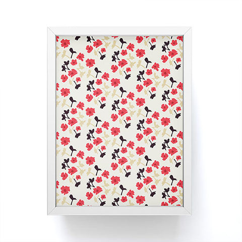 Morgan Kendall poppies will make them sleep Framed Mini Art Print