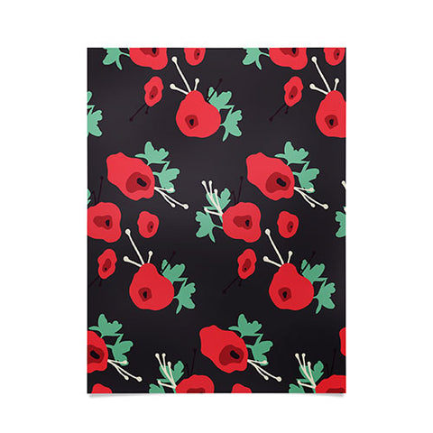 Morgan Kendall poppy field Poster