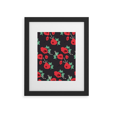 Morgan Kendall poppy field Framed Art Print