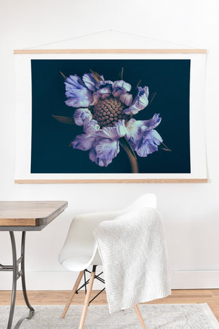 Morgan Kendall purple honeycomb Art Print And Hanger
