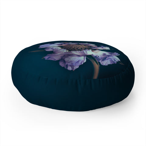 Morgan Kendall purple honeycomb Floor Pillow Round