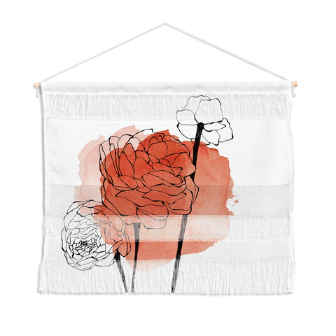 Morgan Kendall Ranunculus Wall Hanging Landscape