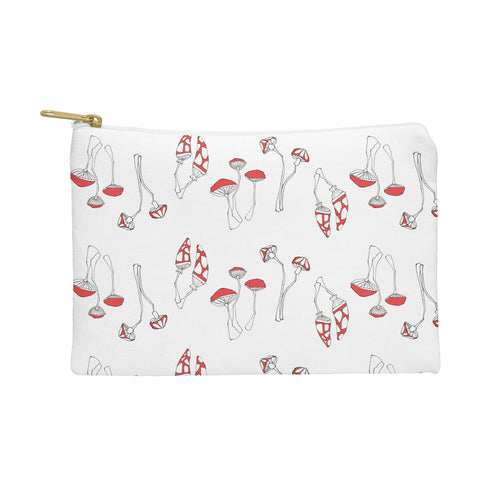 Morgan Kendall red mushrooms Pouch
