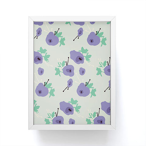 Morgan Kendall very violet Framed Mini Art Print