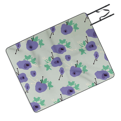 Morgan Kendall very violet Picnic Blanket