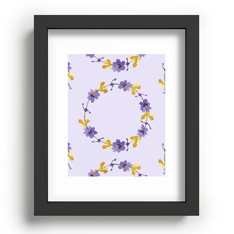 Morgan Kendall violets Recessed Framing Rectangle
