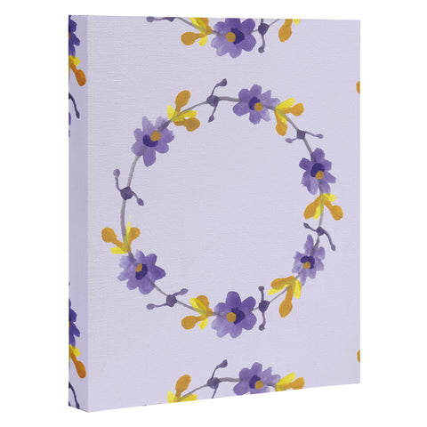 Morgan Kendall violets Art Canvas