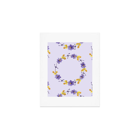 Morgan Kendall violets Art Print