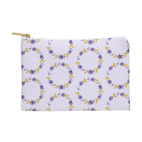 Morgan Kendall violets Pouch