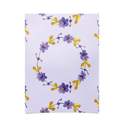 Morgan Kendall violets Poster